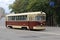 Moscow, Russia - July 13, 2019: Retro Ð Ð’Ð—-3 tram at the Tram Parade in Moscow